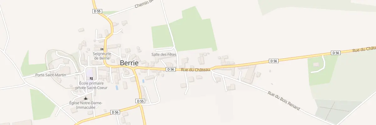 Plan du 27 Rue du Château à Berrie