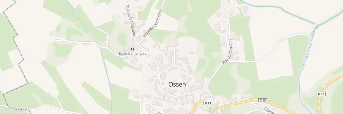 Plan du 13 Pl du Pla de Casaou à Ossen