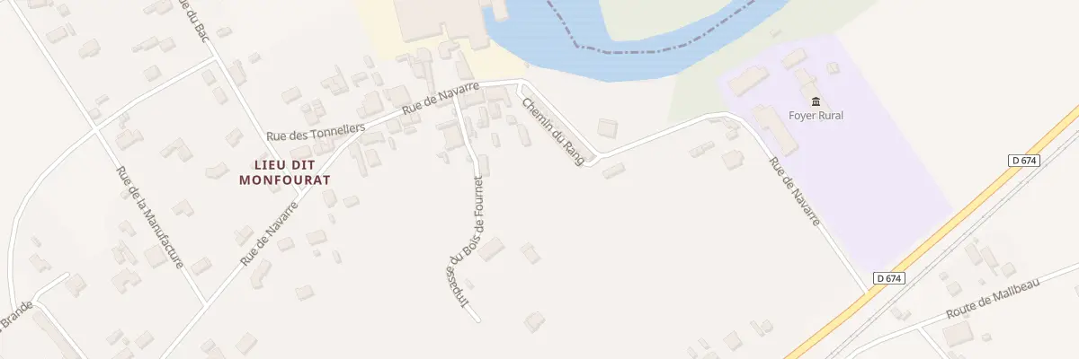 Plan du 420 Les Bruleries à Porte-de-Benauge