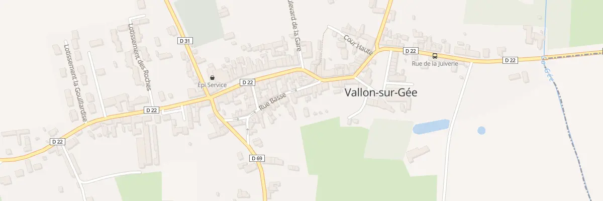 Plan du 5197 Rue Basse à Vallon-sur-Gée