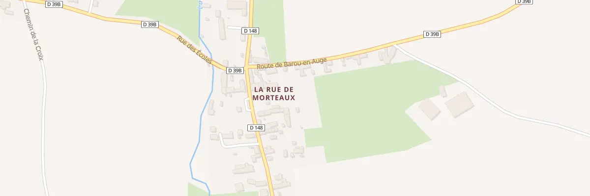 Plan du 5017 La Rue de Morteaux à Morteaux-Coulibœuf