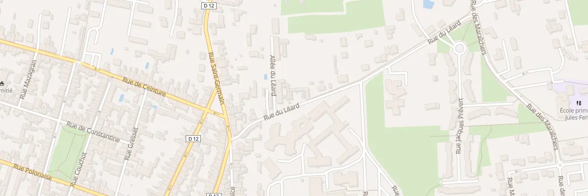 Plan du 17 Rue du Léard à La Flèche