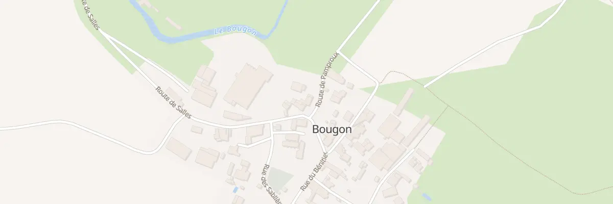 Plan du 1 Rte de Pamproux à Bougon