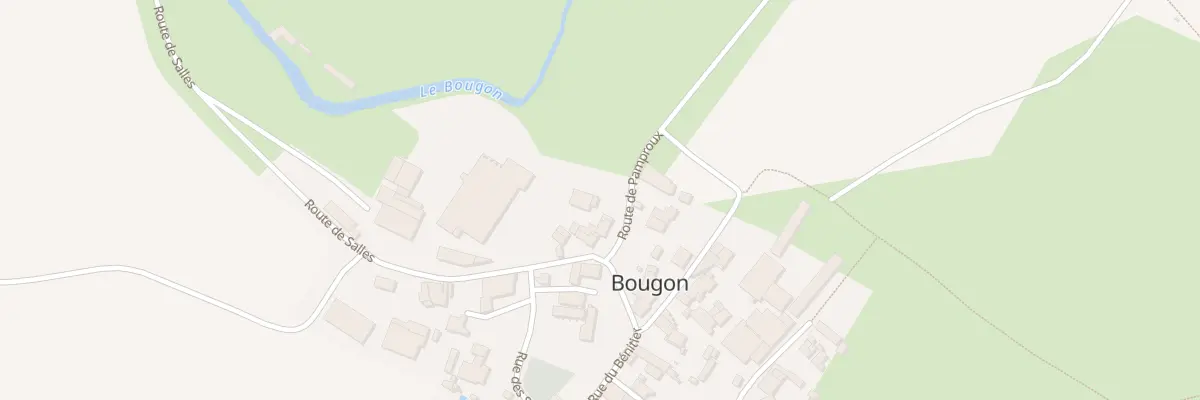 Plan du 3 Rte de Pamproux à Bougon