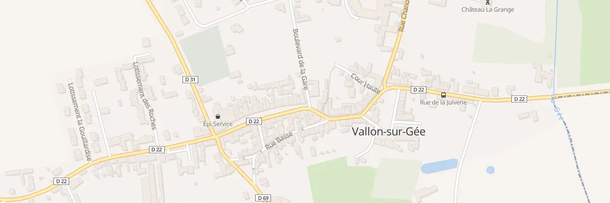 Plan du 2 Grande Rue à Vallon-sur-Gée