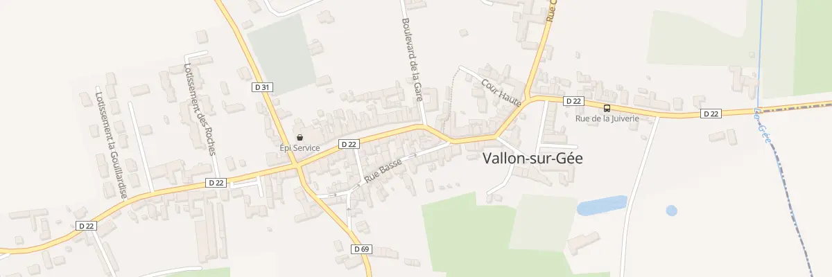 Plan du 7 Grande Rue à Vallon-sur-Gée