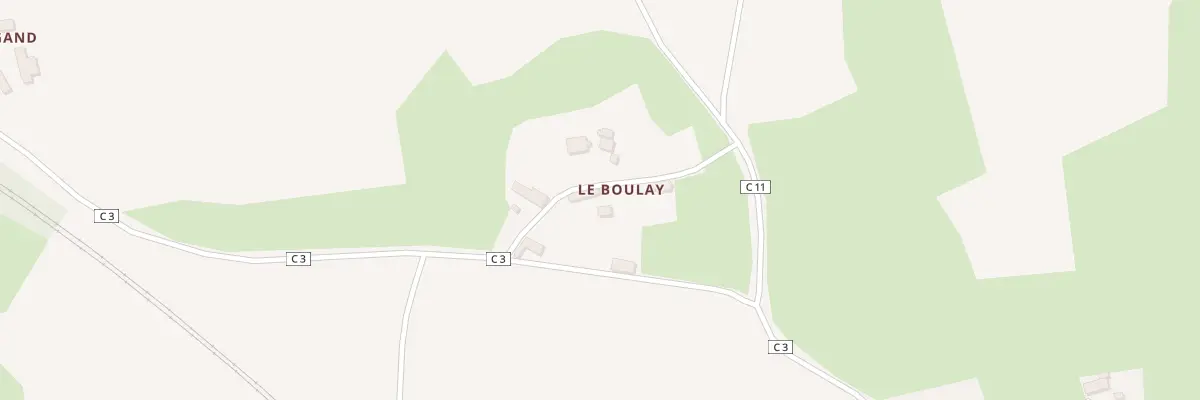 Plan du 5144 Le Boulay à Crissé