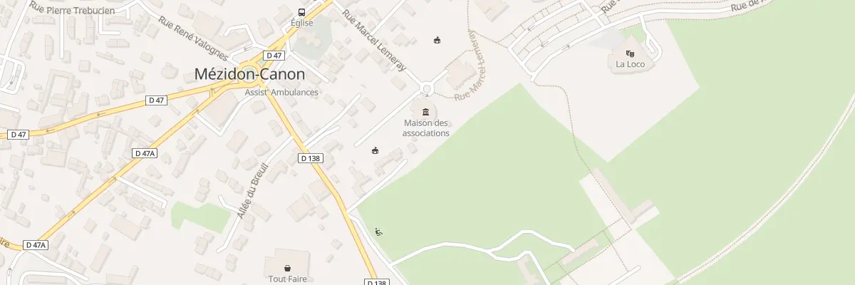 Plan du 5766 Rue Henri Dunant à Mézidon Vallée d’Auge