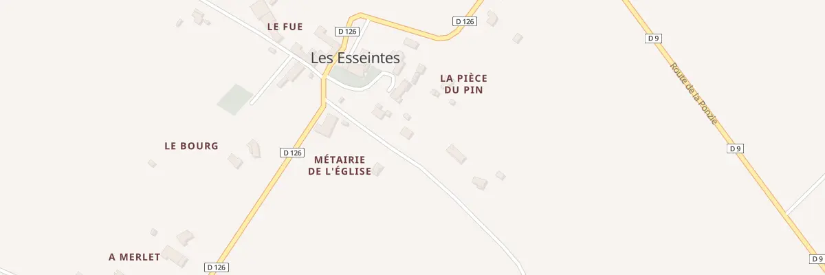 Plan du 1 Le Bourg aux Esseintes