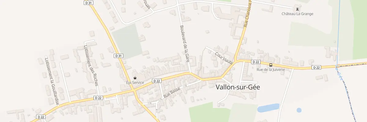 Plan du 6 Grande Rue à Vallon-sur-Gée