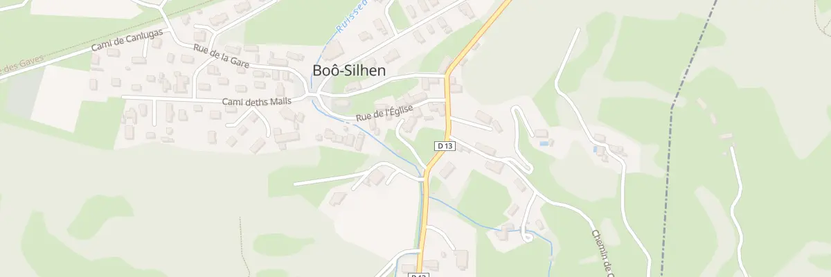 Plan du 2 Rte d’Argelès à Boô-Silhen