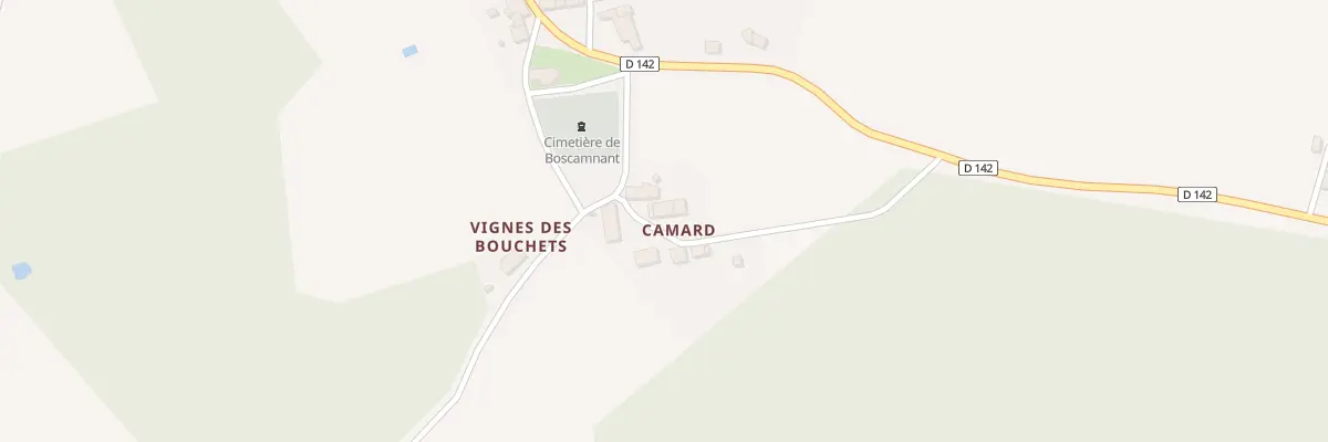 Plan du 3 Camard à Boscamnant