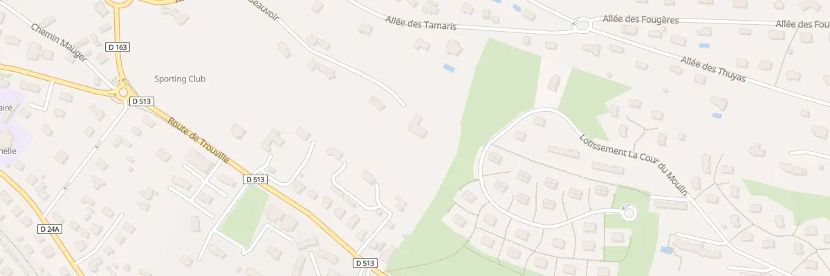 Plan du 6E Vla Beauvoir à Houlgate