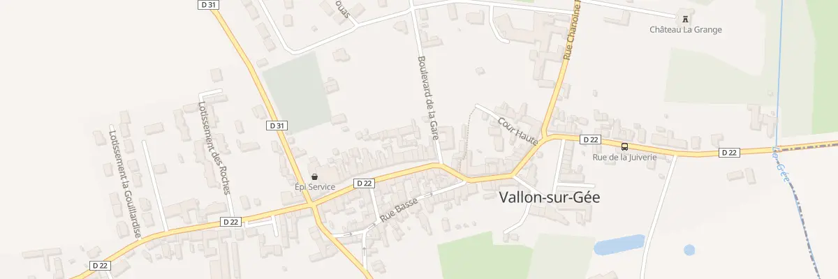 Plan du 8 Grande Rue à Vallon-sur-Gée