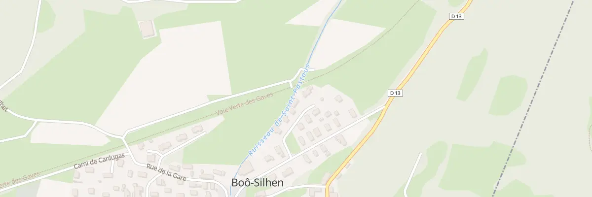 Plan du 7 Cami Deth Arriou à Boô-Silhen