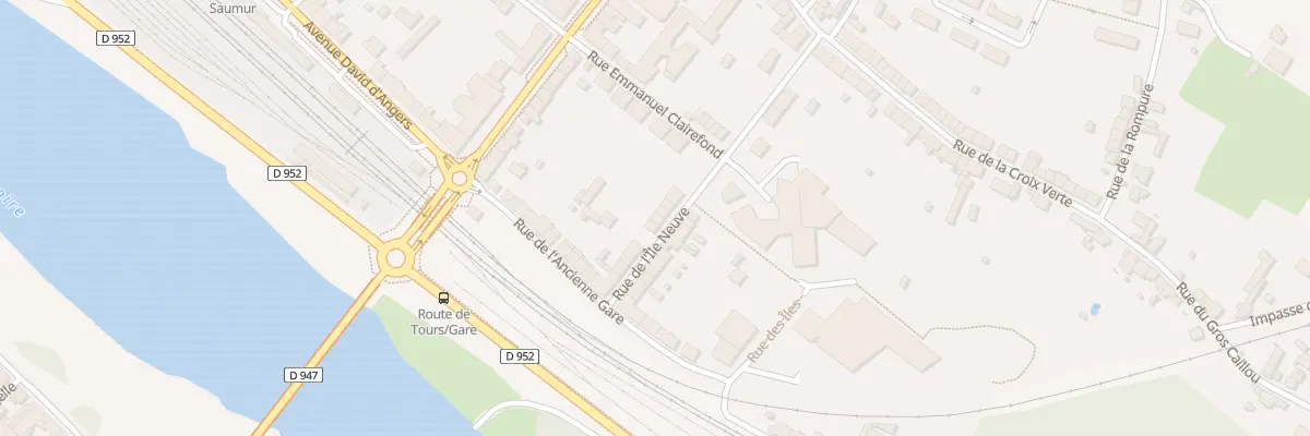 Plan du 75 Rue de l’Ile Neuve à Saumur