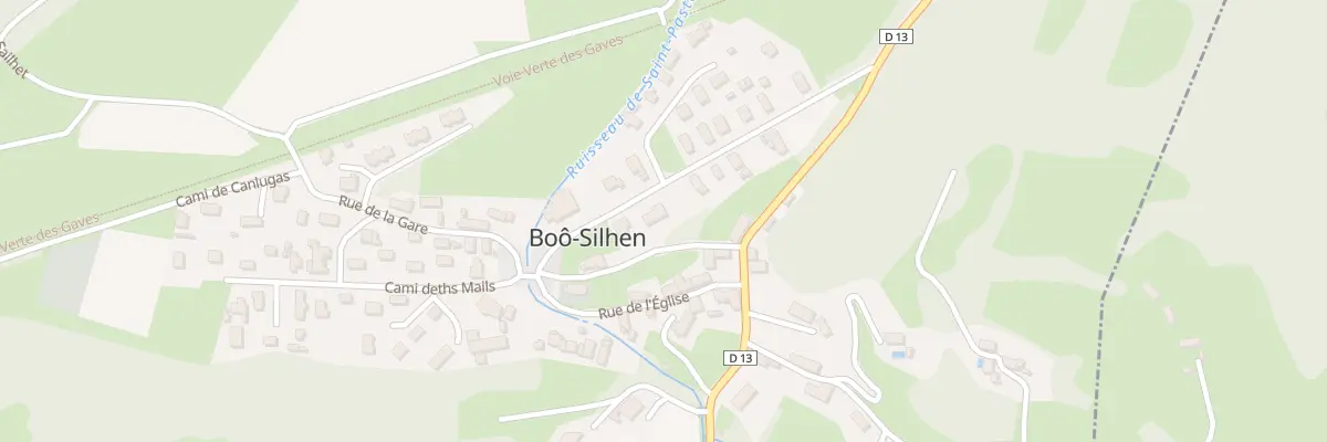 Plan du 8 Cami Dera Prade à Boô-Silhen