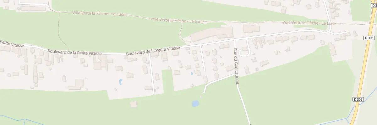 Plan du 108 Bd de la Petite Vitesse à La Flèche