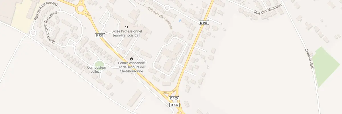 Plan du 15 Rue du Pont Supérieur à Chef-Boutonne