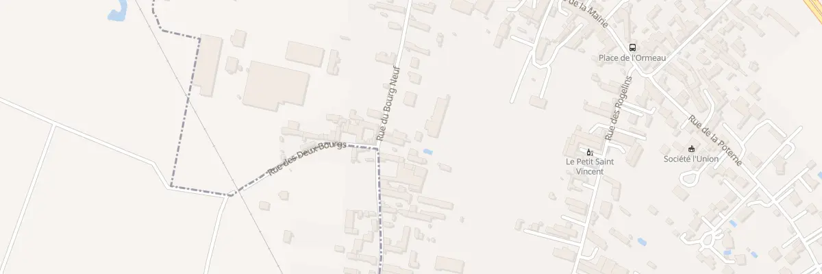 Plan du 25 Rue du Bourg Neuf à Varrains