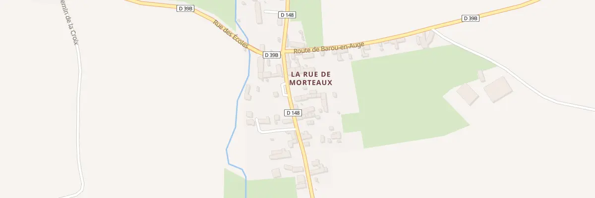 Plan du 13 Rte de Beaumais à Morteaux-Coulibœuf