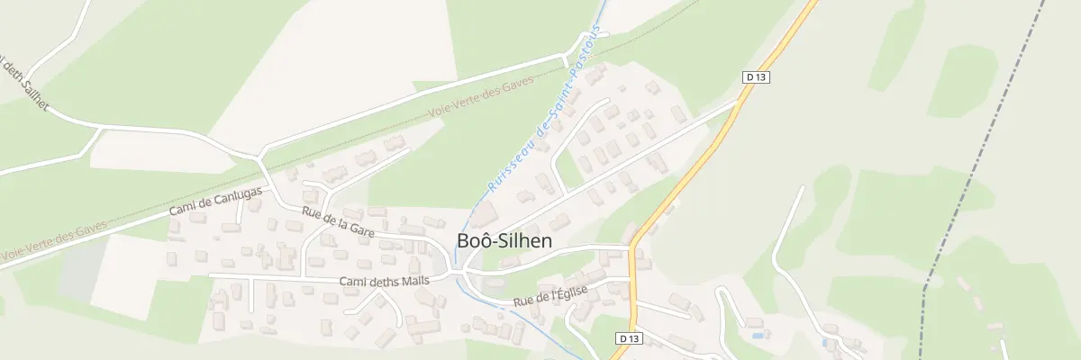 Plan du 7 Cami Dera Prade à Boô-Silhen
