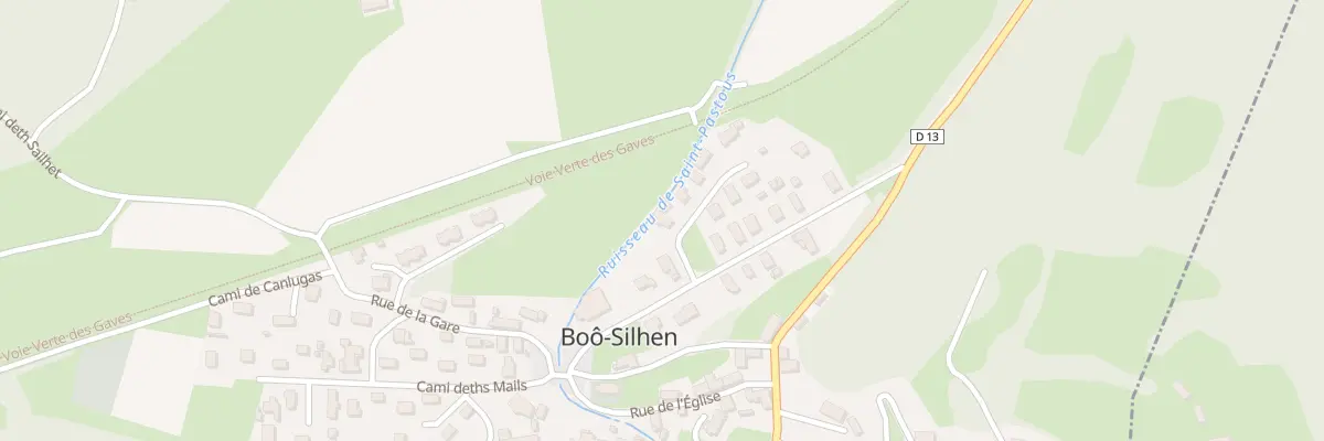 Plan du 3 Cami Deth Arriou à Boô-Silhen