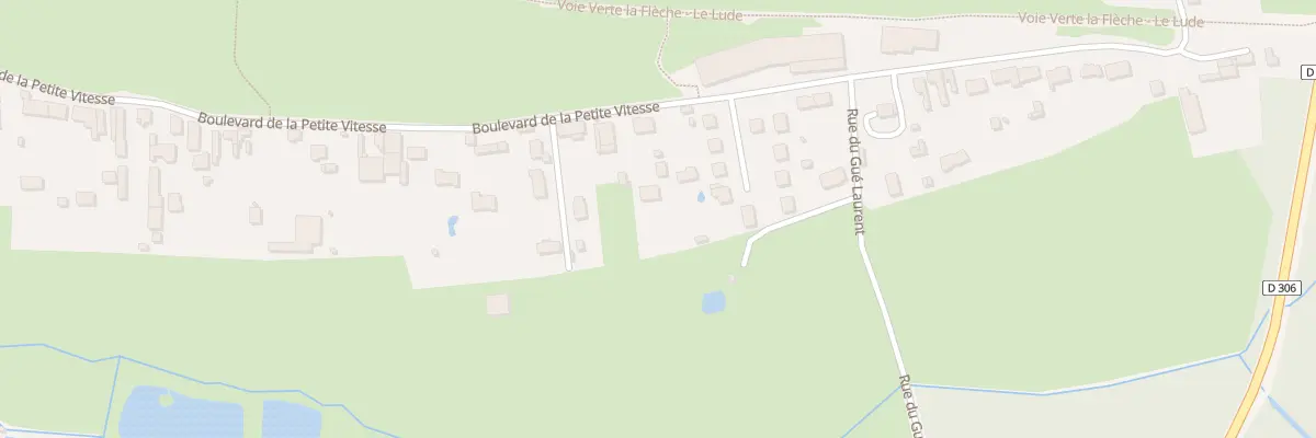 Plan du 98 Bd de la Petite Vitesse à La Flèche