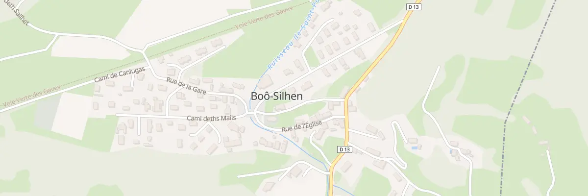 Plan du 6 Cami Dera Prade à Boô-Silhen