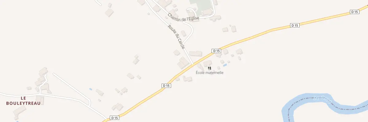 Plan du 2 Champ du Peytreau à Camiran