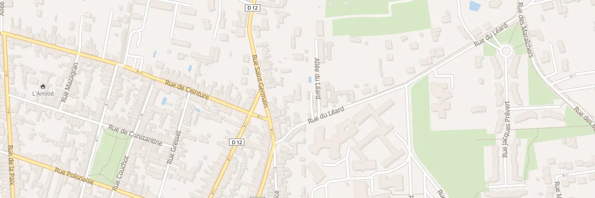 Plan du 11 Rue du Léard à La Flèche
