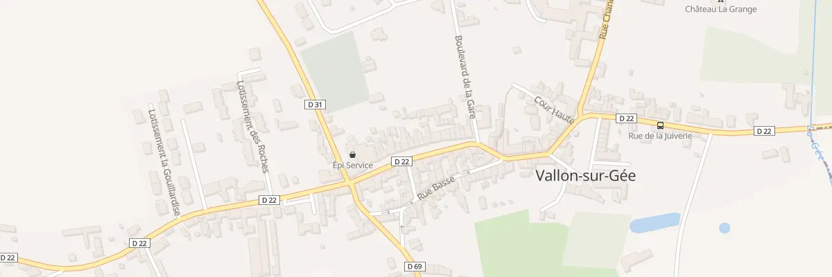 Plan du 20 Grande Rue à Vallon-sur-Gée