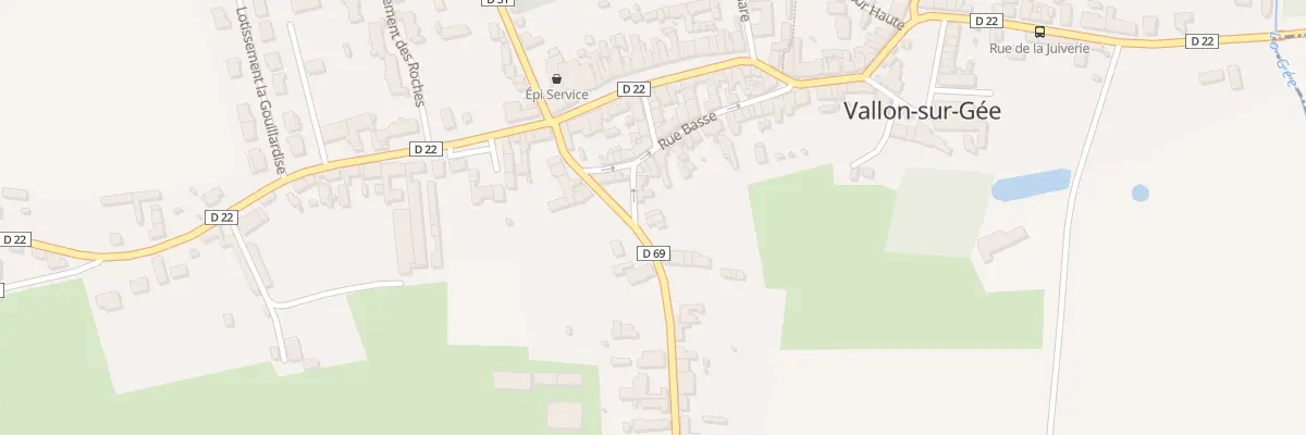 Plan du 5208 Le Bourg à Vallon-sur-Gée