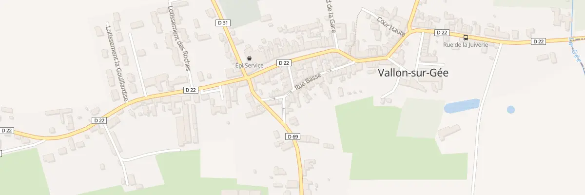 Plan du 19 Rue Basse à Vallon-sur-Gée