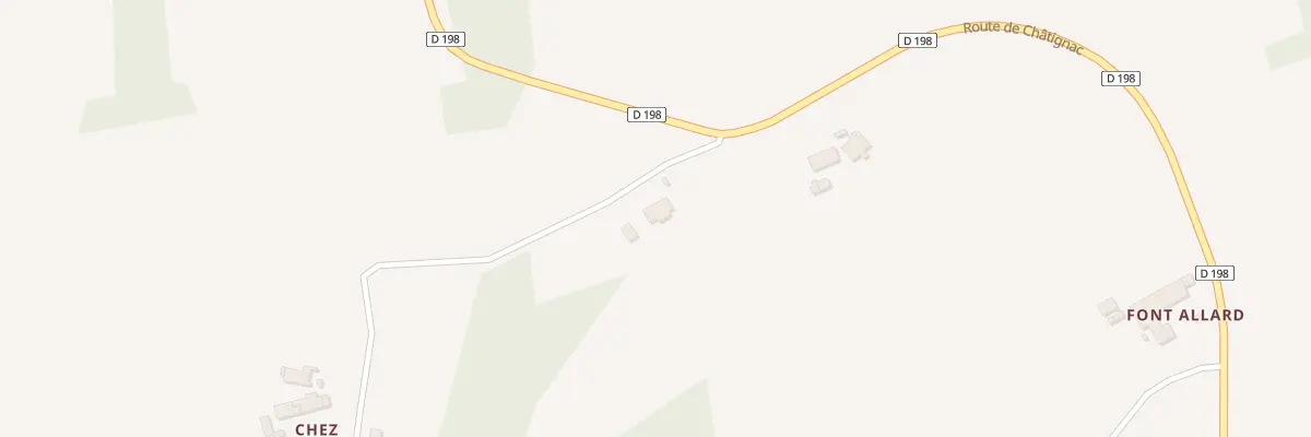 Plan du 5167 Chez Coutant à Berneuil
