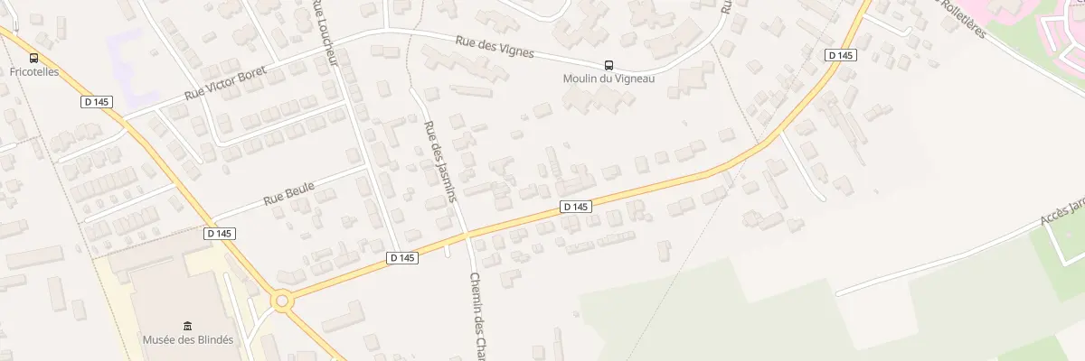 Plan du 792 Rte de Fontevraud à Saumur