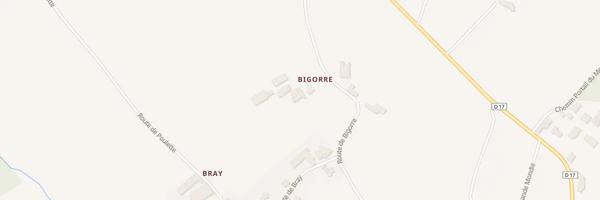Plan du 59A Bigorre à Saint-Genès-de-Castillon