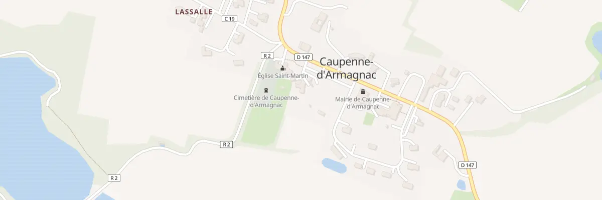 Plan du 5086A Village à Caupenne-d’Armagnac