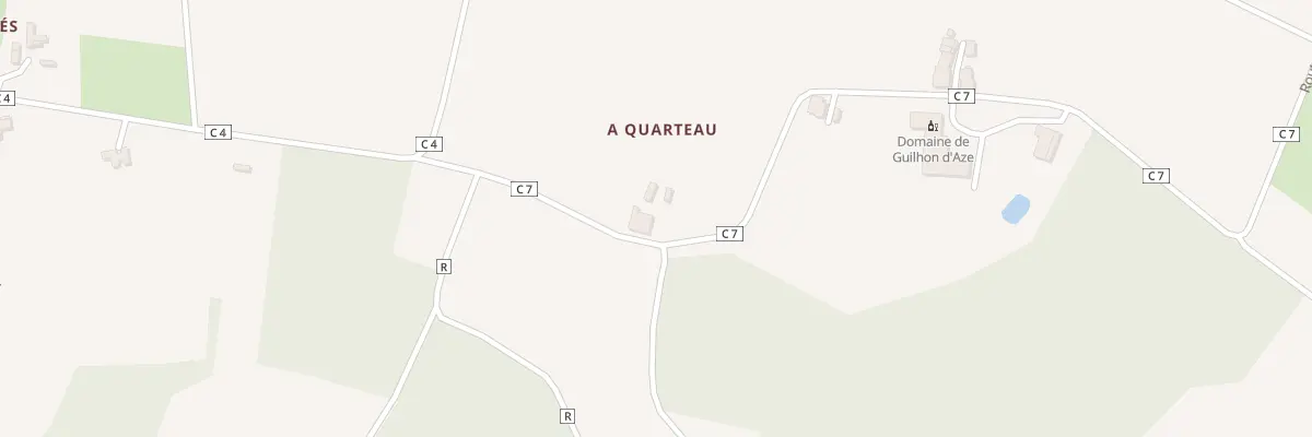 Plan du 142 Rte de Bellevue à Larée