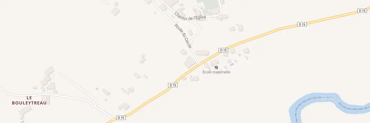 Plan du 3 Champ du Peytreau à Camiran