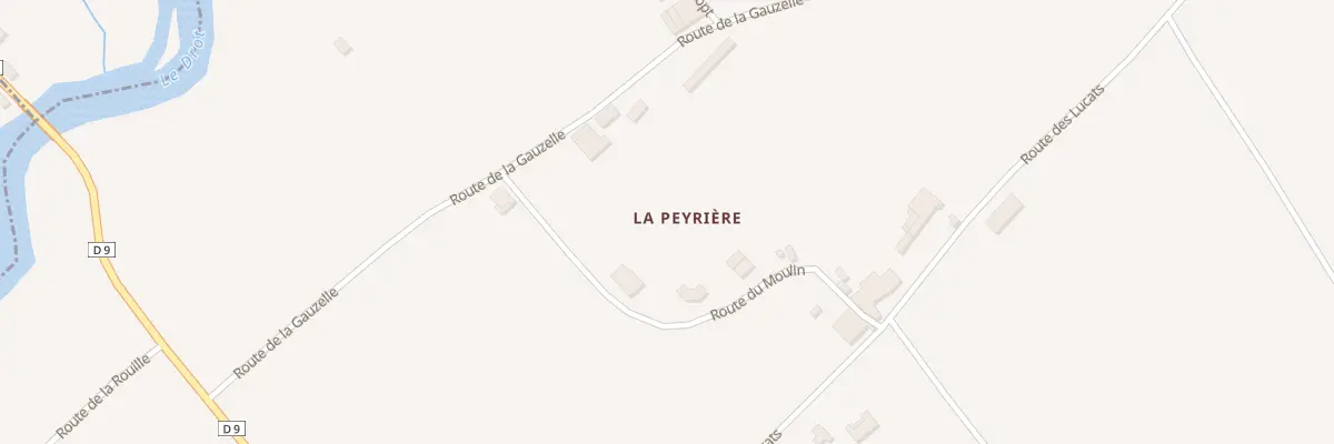 Plan du 264 Rte du Moulin aux Esseintes