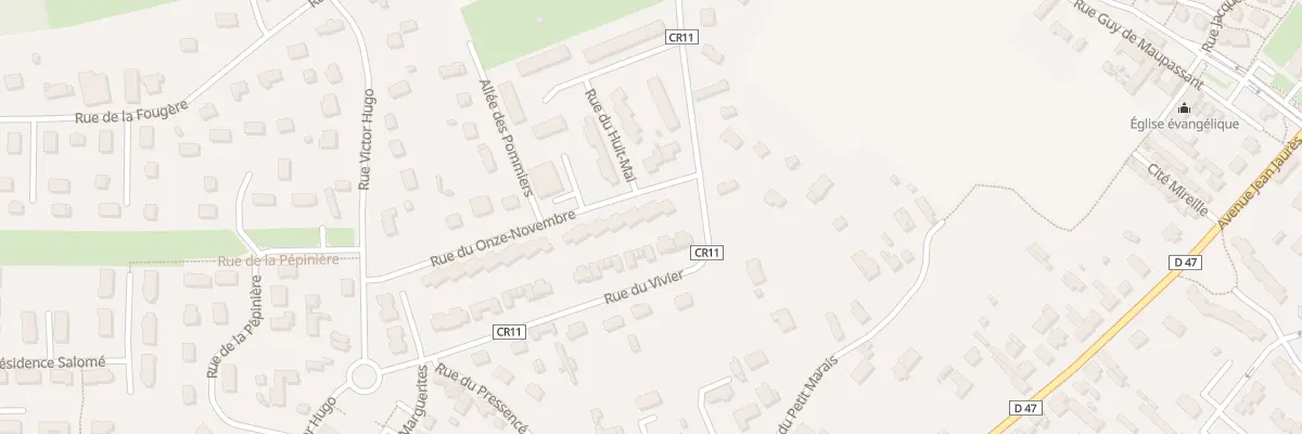 Plan du 24 Rue du Onze Novembre à Mézidon Vallée d’Auge