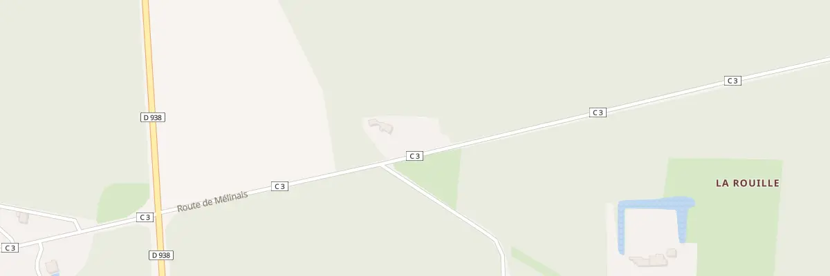 Plan du 279 Rte de Mélinais à Baugé-en-Anjou