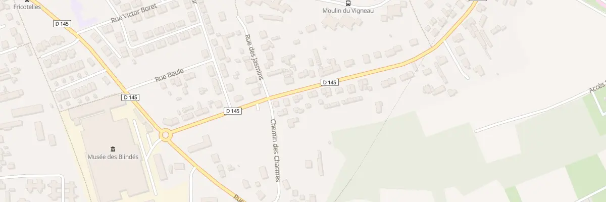 Plan du 811 Rte de Fontevraud à Saumur