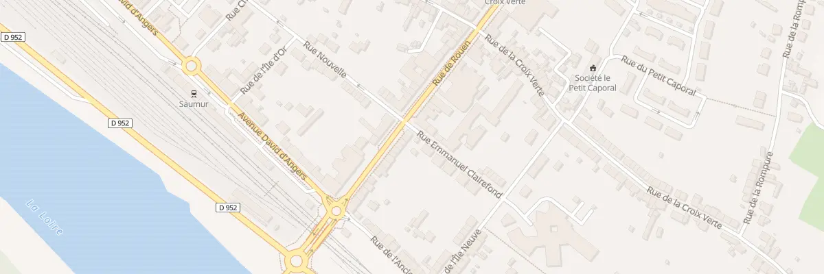 Plan du 32 Rue de Rouen à Saumur