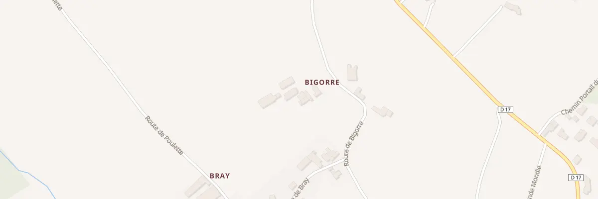 Plan du 58 Bigorre à Saint-Genès-de-Castillon