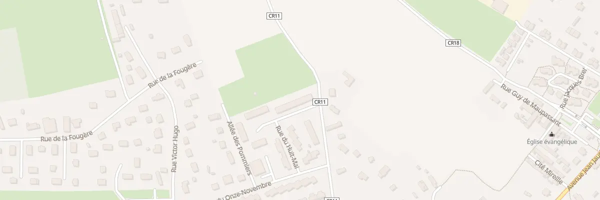Plan du 6 Imp du Quatorze Juin 1944 à Mézidon Vallée d’Auge