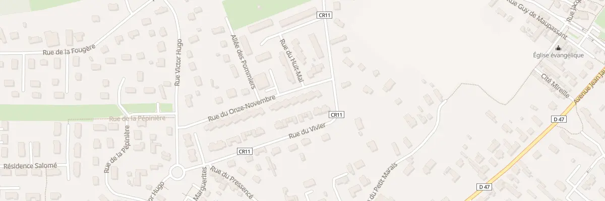 Plan du 22 Rue du Onze Novembre à Mézidon Vallée d’Auge