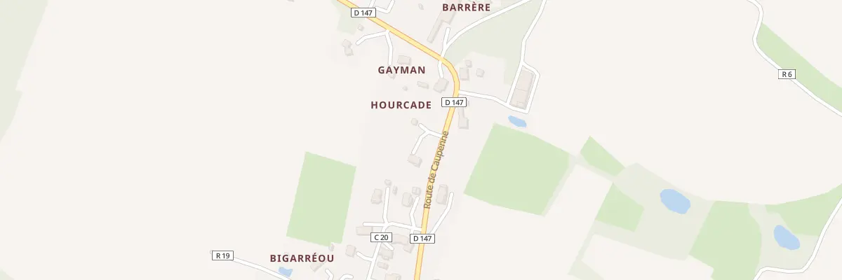 Plan du 83 Rte de Caupenne à Caupenne-d’Armagnac