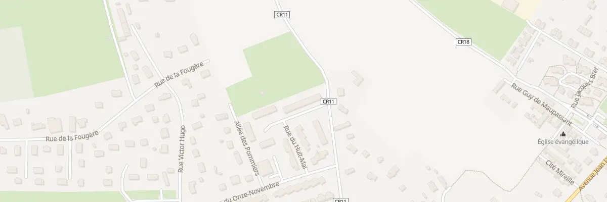 Plan du 8 Imp du Quatorze Juin 1944 à Mézidon Vallée d’Auge